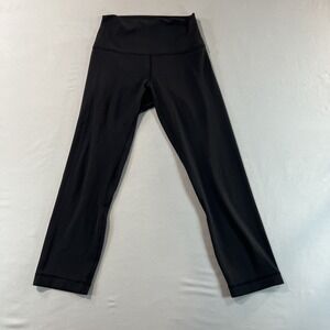 Lululemon Black High Rise Leggings‎ Size 4 | Full Length Yoga Pants Athleisure